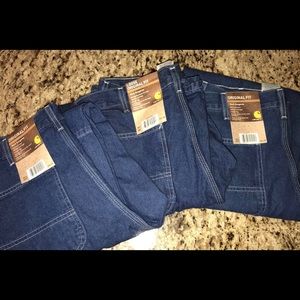 3 pairs of carhartt work pants